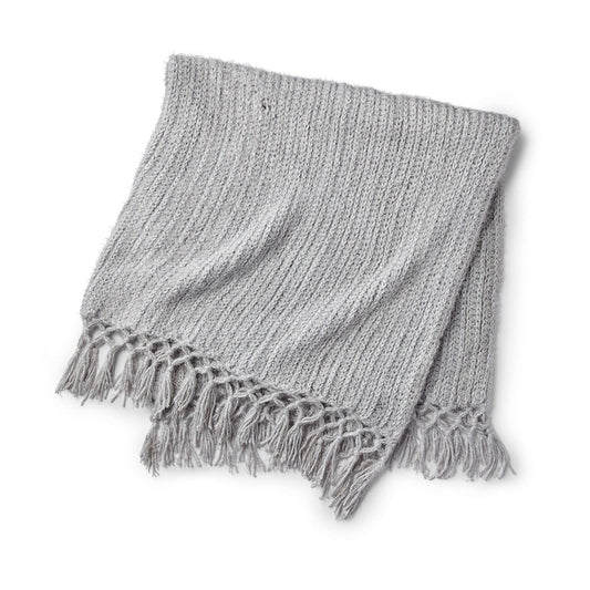 Crochet Throw made in Red Heart Hygge Yarn