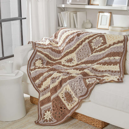 Red Heart Motif Sampler Crochet Throw Crochet SamplerThrow made in Red Heart Soft Essentials Yarn