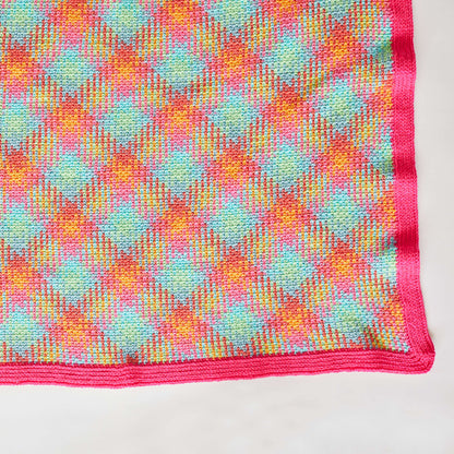 Red Heart Happy Planned Pooling Crochet Blanket Crochet Blanket made in Red Heart Super Saver Pooling Yarn