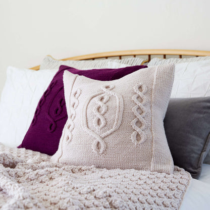 Red Heart Hygge Chic Throw Crochet Throw made in Red Heart Chic Sheep Yarn