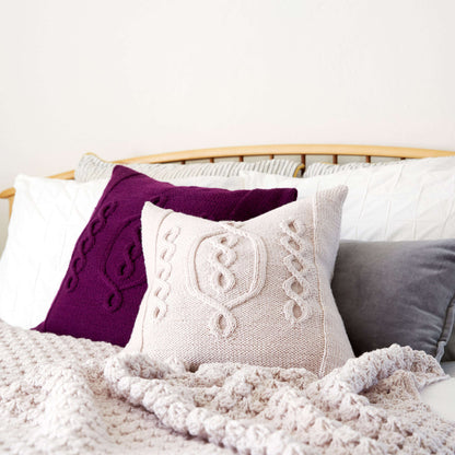 Red Heart Hygge Chic Throw Crochet Throw made in Red Heart Chic Sheep Yarn