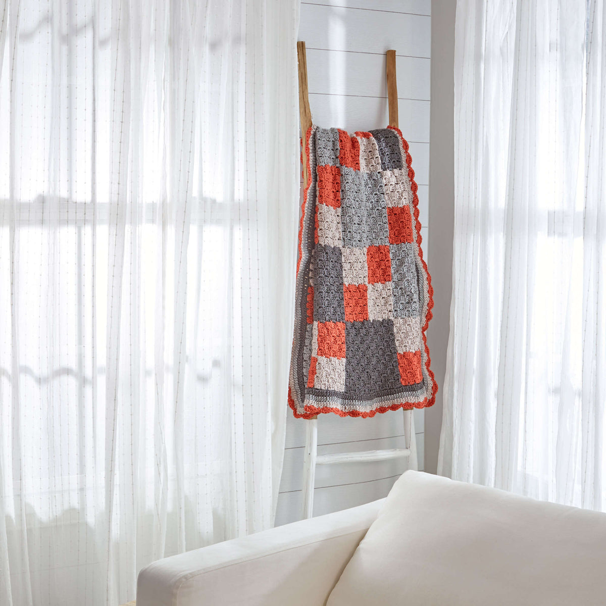 Crochet Throw made in Red Heart Soft Yarn