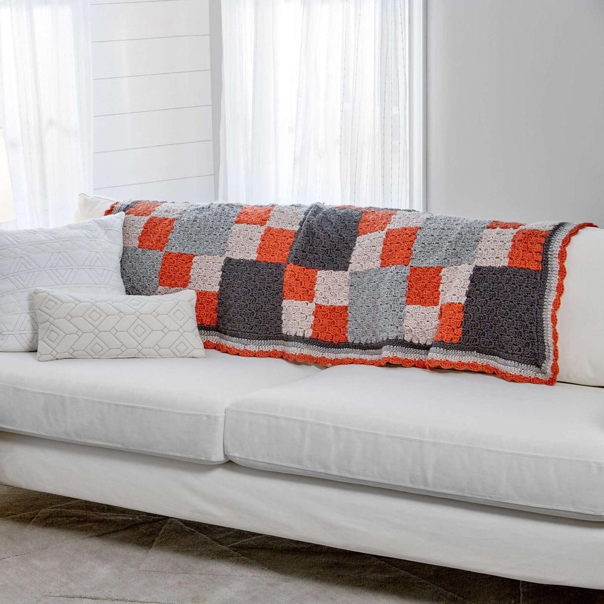 Crochet Throw made in Red Heart Soft Yarn