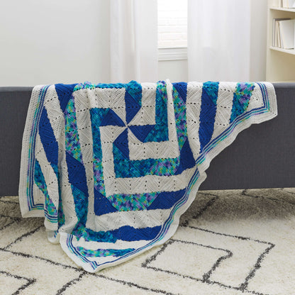 Red Heart Twirling Crochet Throw Crochet Throw made in Red Heart Super Saver Jumbo Yarn