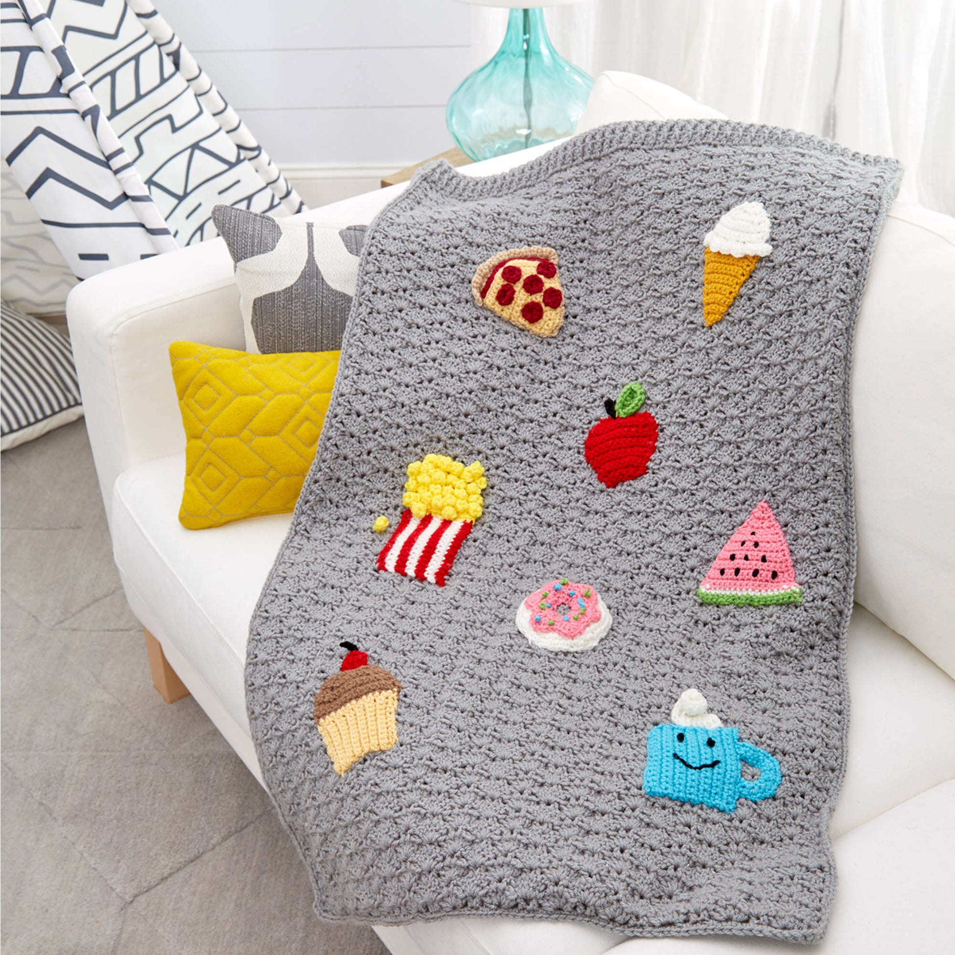 Free Red Heart Snack Snuggle Sack Crochet Pattern