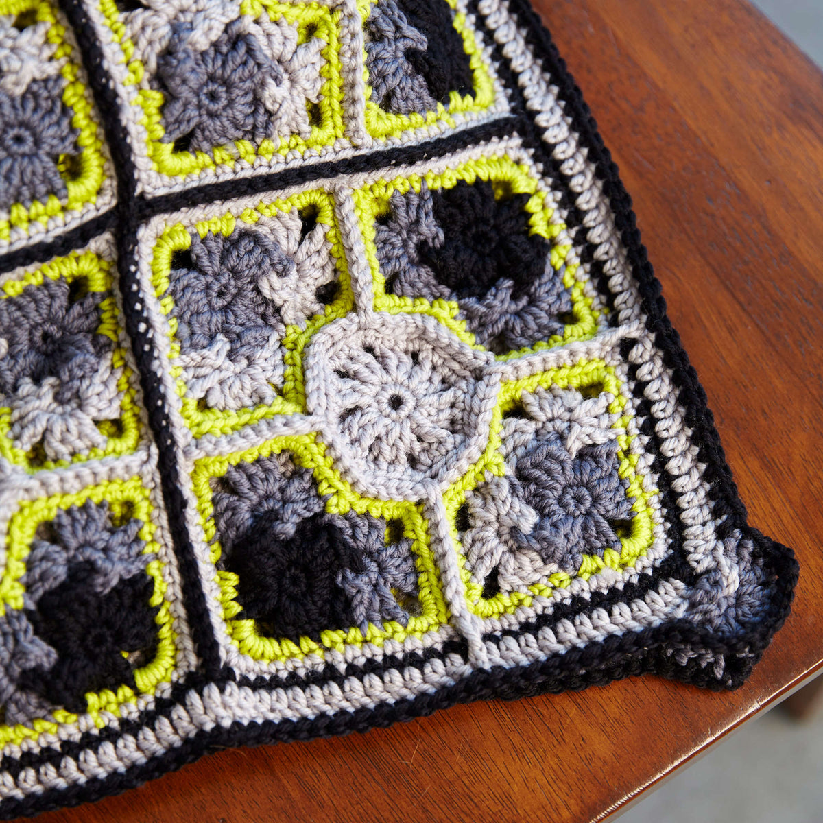 Crochet Throw made in Red Heart Chic Sheep Yarn