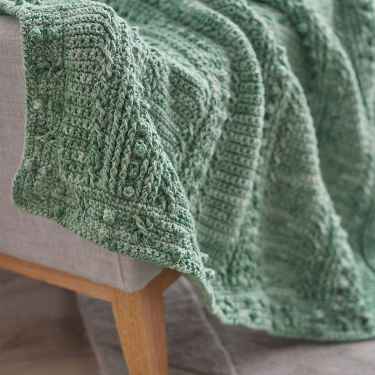 Crochet Throw made in Red Heart Super Saver Yarn