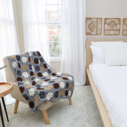 Red Heart Crochet Neutrality Throw Crochet Throw made in Red Heart Soft Yarn