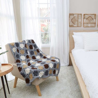 Red Heart Crochet Neutrality Throw Crochet Throw made in Red Heart Soft Yarn