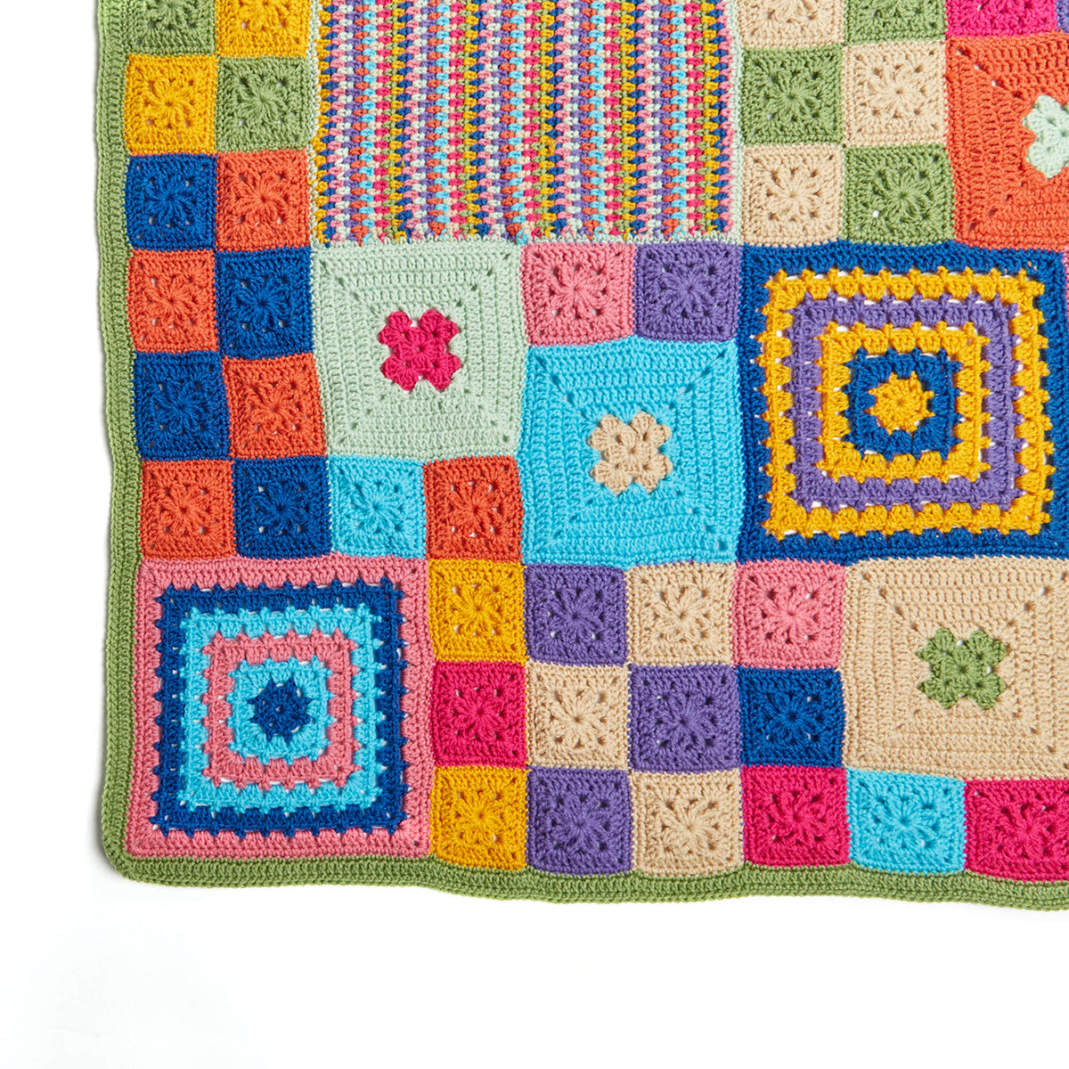 Crochet Throw made in Red Heart Super Saver Yarn