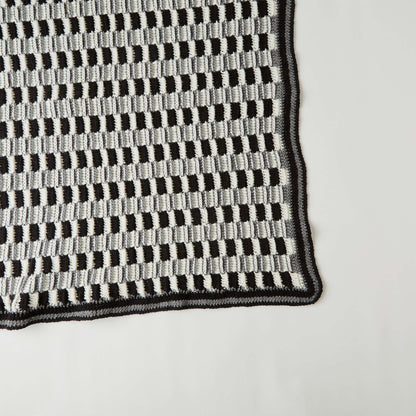 Red Heart Crochet Urban Optics Throw Crochet Throw made in Red Heart Super Saver Yarn