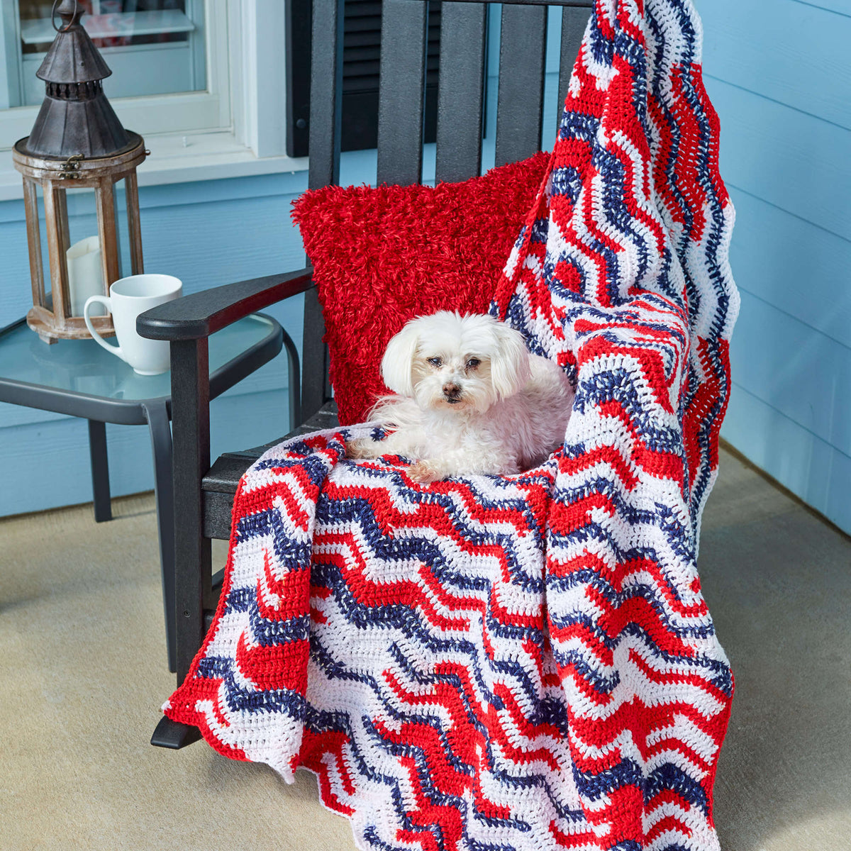 Crochet Throw made in Red Heart Super Saver Yarn