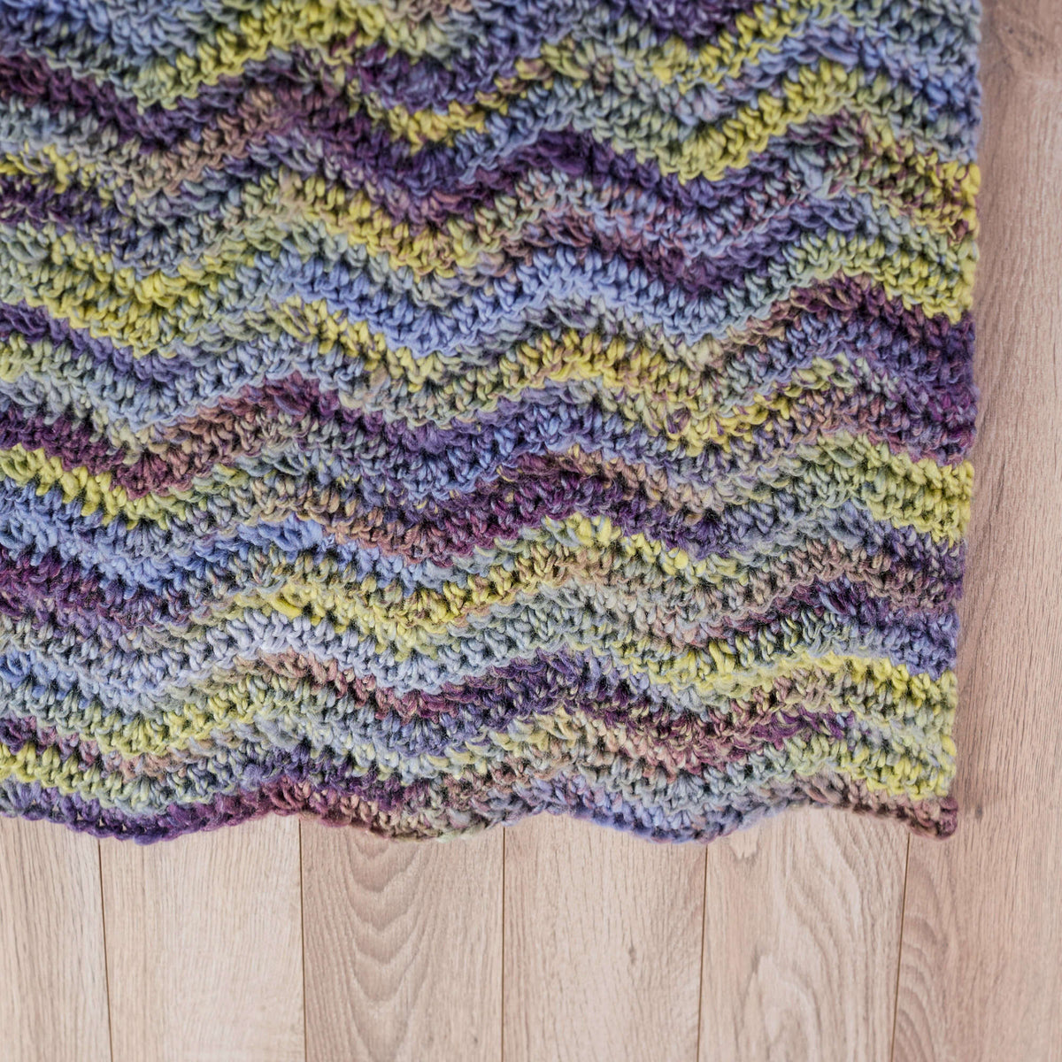 Crochet Throw made in Red Heart Evermore Yarn