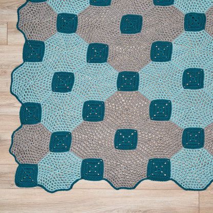 Red Heart Crochet Evening Breeze Throw Crochet Throw made in Red Heart Soft Yarn