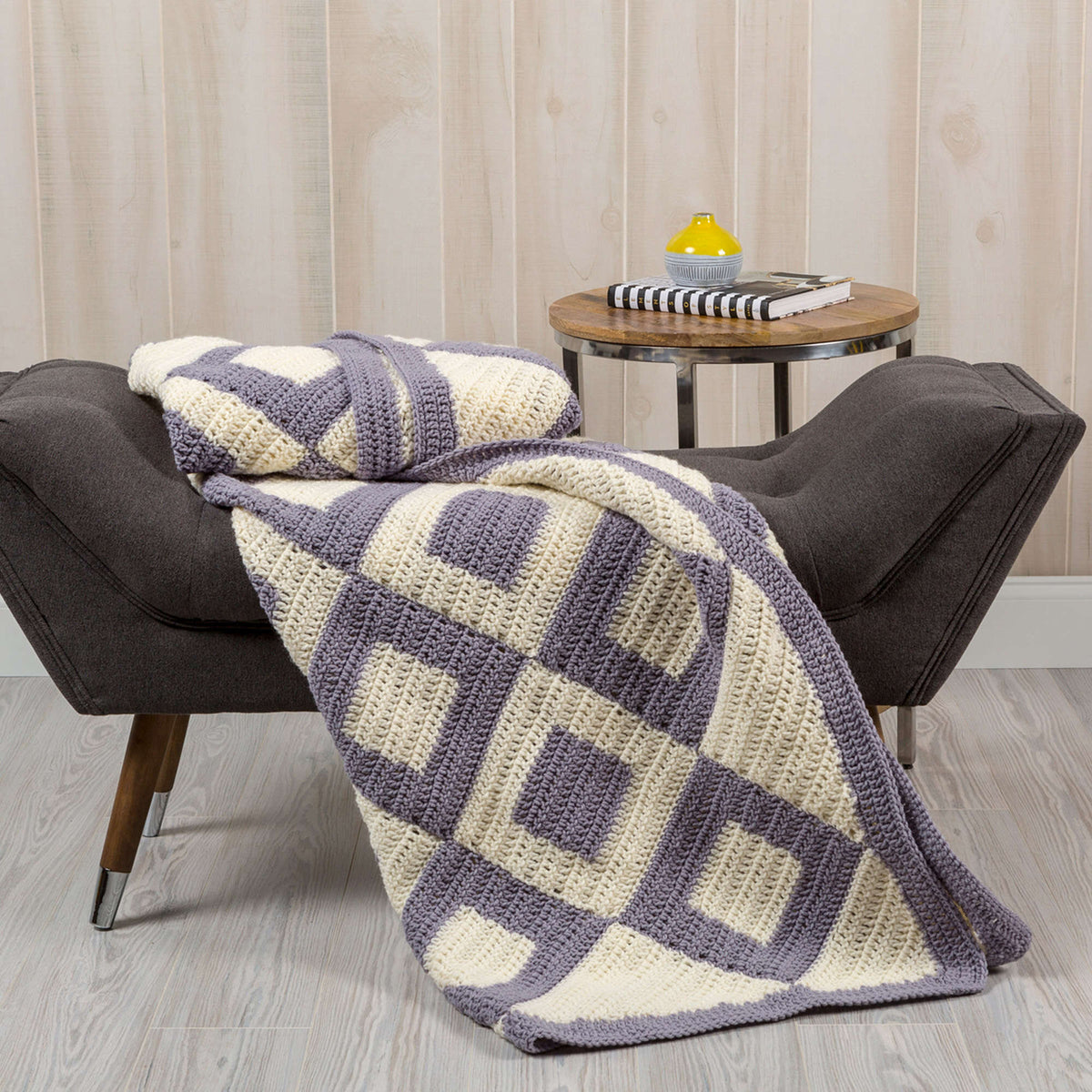 Crochet Squares made in Red Heart Comfort Yarn