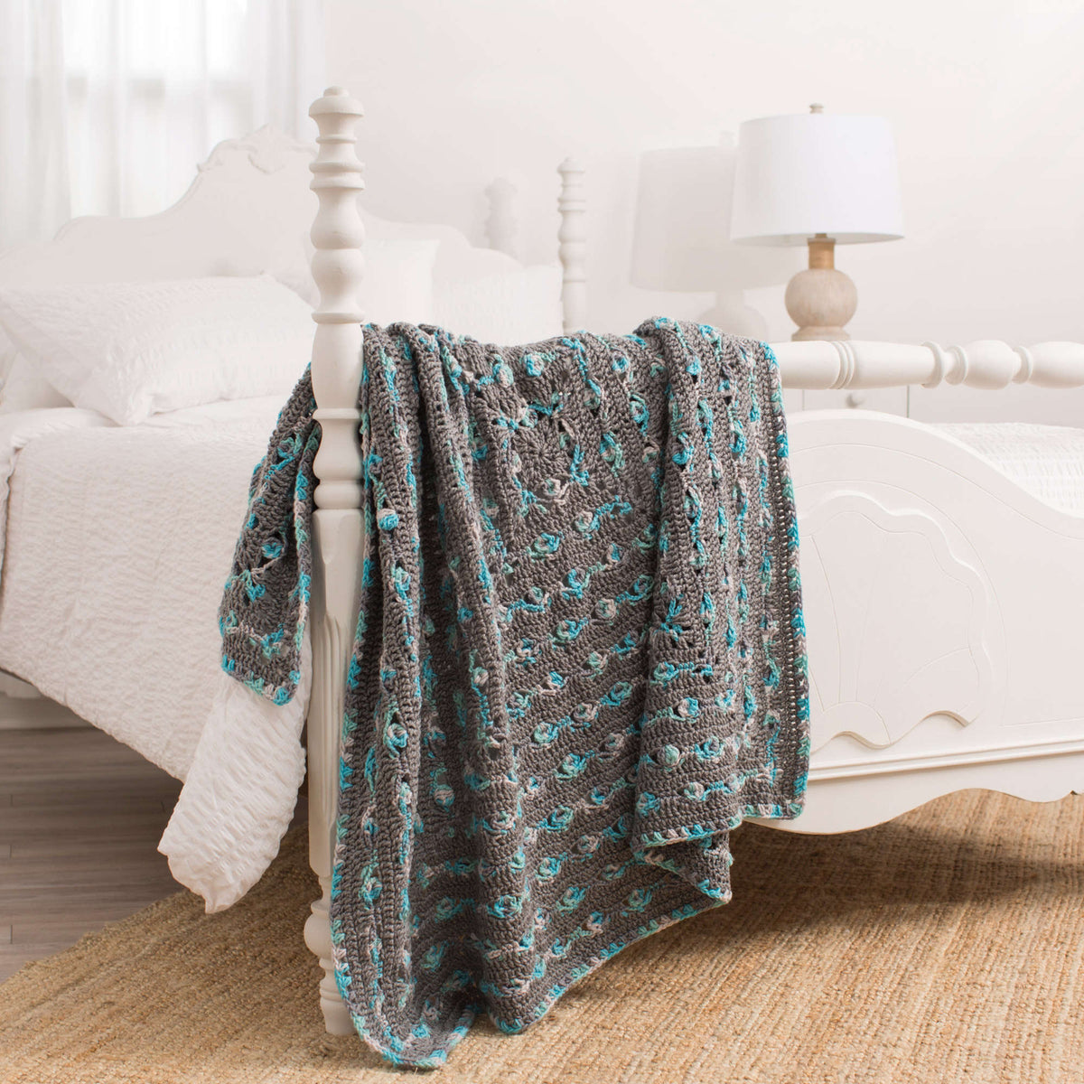 Crochet Throw made in Red Heart Super Saver Jumbo Yarn