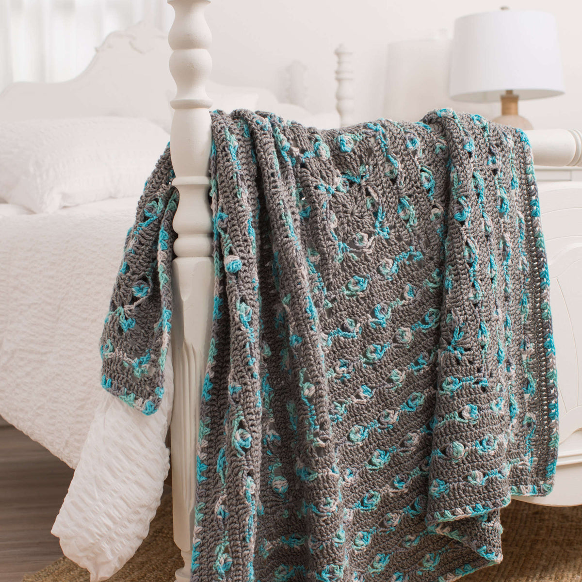 Crochet Throw made in Red Heart Super Saver Jumbo Yarn