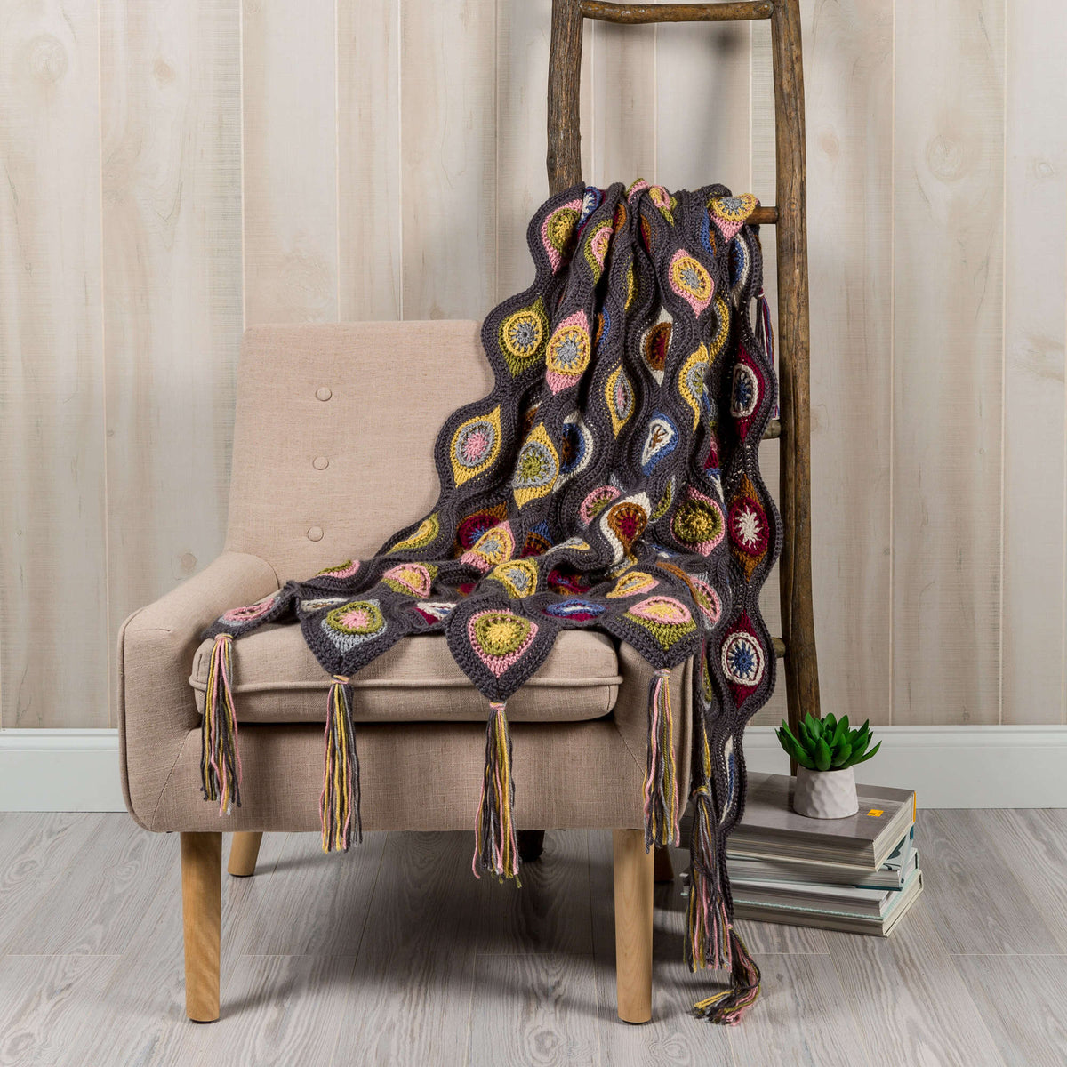 Crochet Throw made in Red Heart Soft Yarn