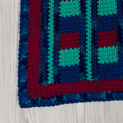 Red Heart Crochet Blue Skies Throw Crochet Throw made in Red Heart With Love Yarn