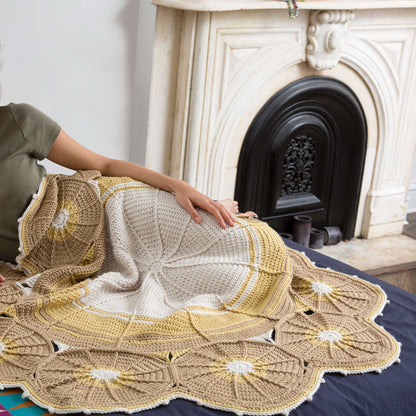 Red Heart Crochet Going In Circles Throw Crochet Throw made in Red Heart Soft Yarn