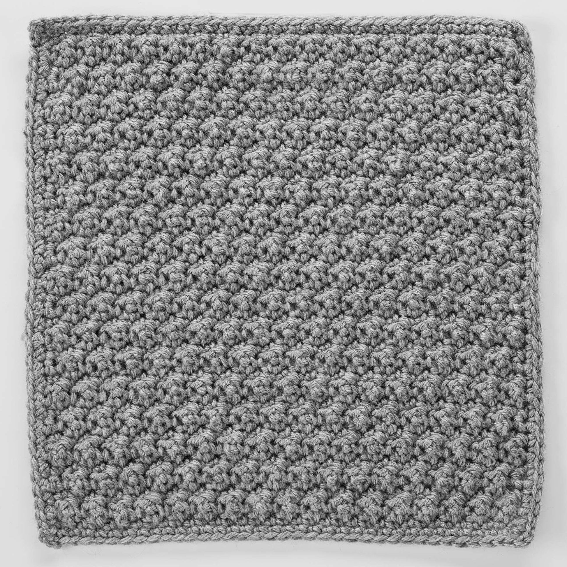 Free Red Heart Raised Crochet Treble Square For Checkerboard Textures Throw Pattern