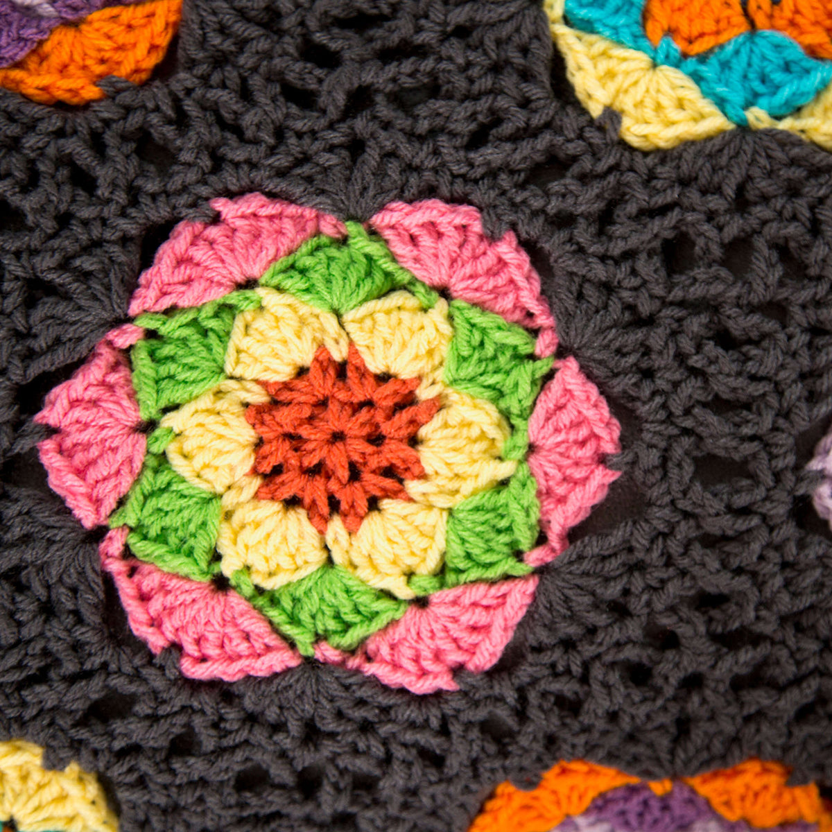 Crochet Throw made in Red Heart Super Saver Yarn