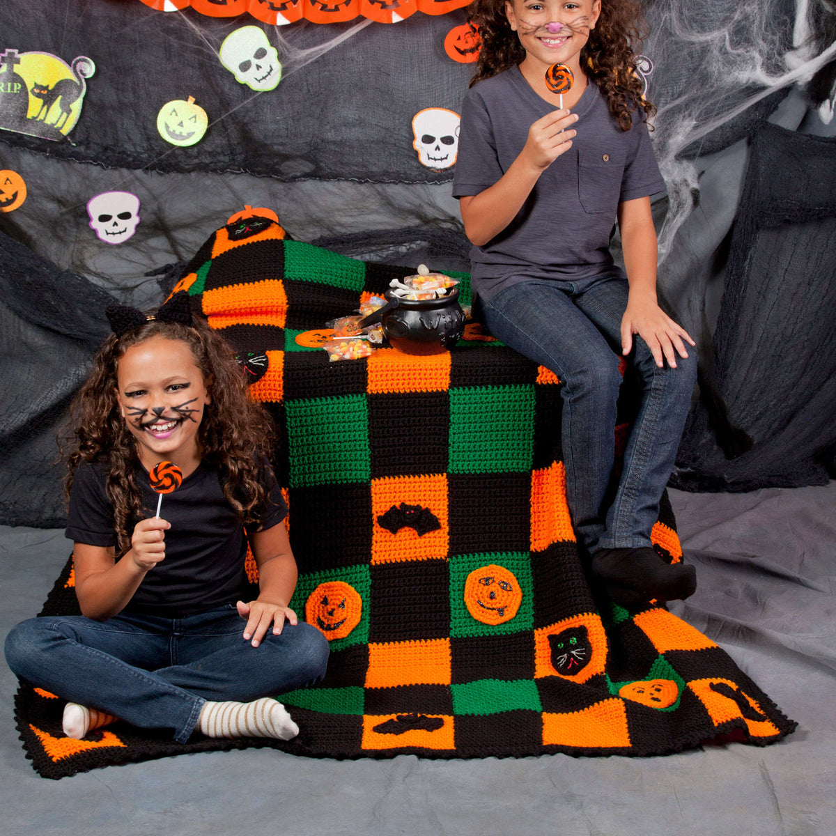 Crochet Throw made in Red Heart Super Saver Yarn