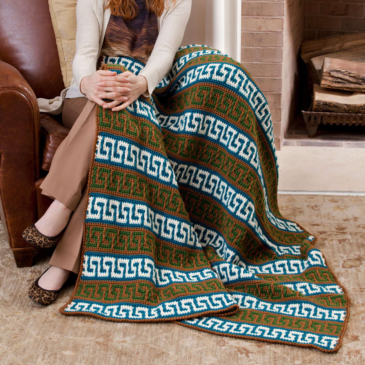 Crochet Throw made in Red Heart Soft Yarn