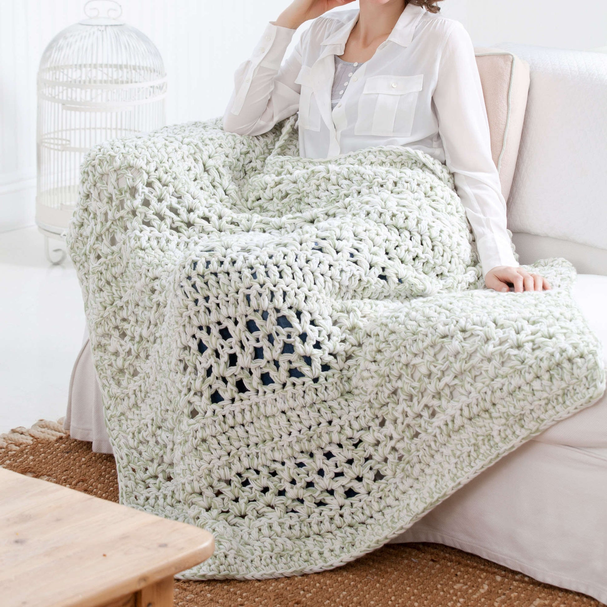 Fast Crochet Patterns Throw Free Beginner Red Heart Super Quick Throw Crochet Pattern | Yarnspirations