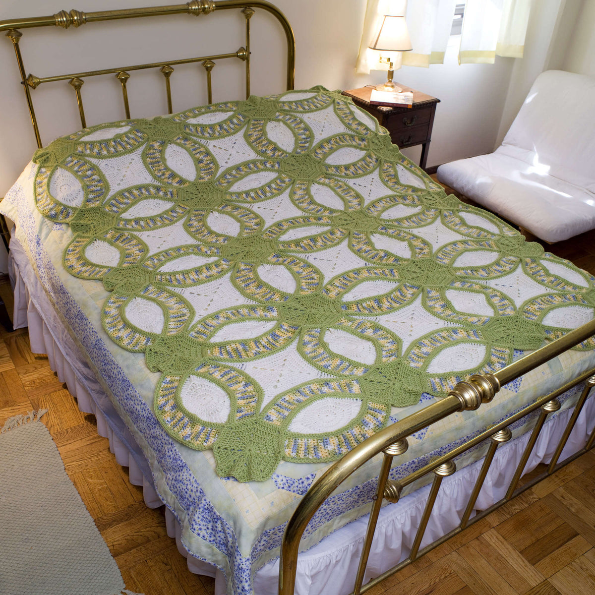 Crochet Quilt made in Red Heart Super Saver Yarn