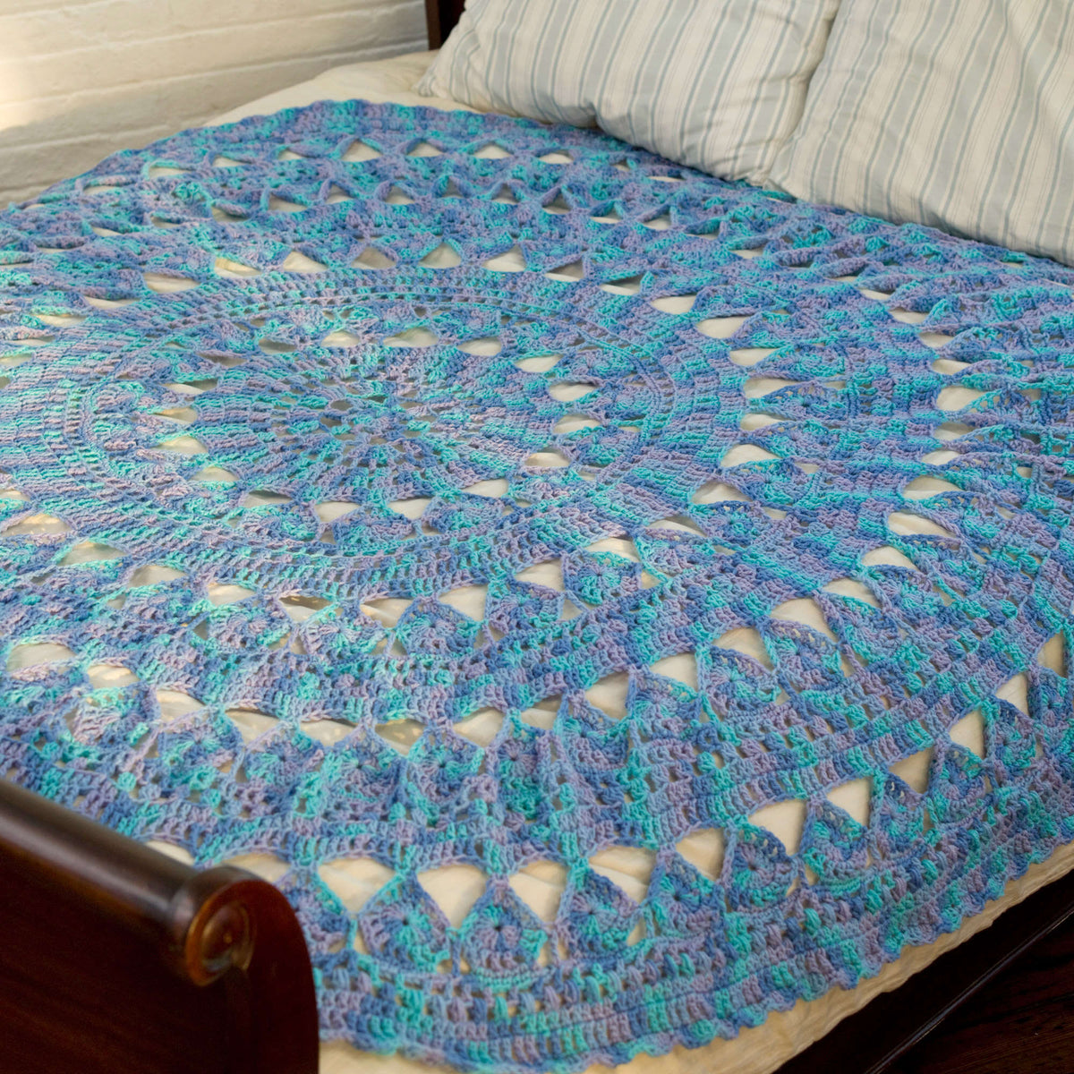 Crochet Throw made in Red Heart Super Saver Yarn