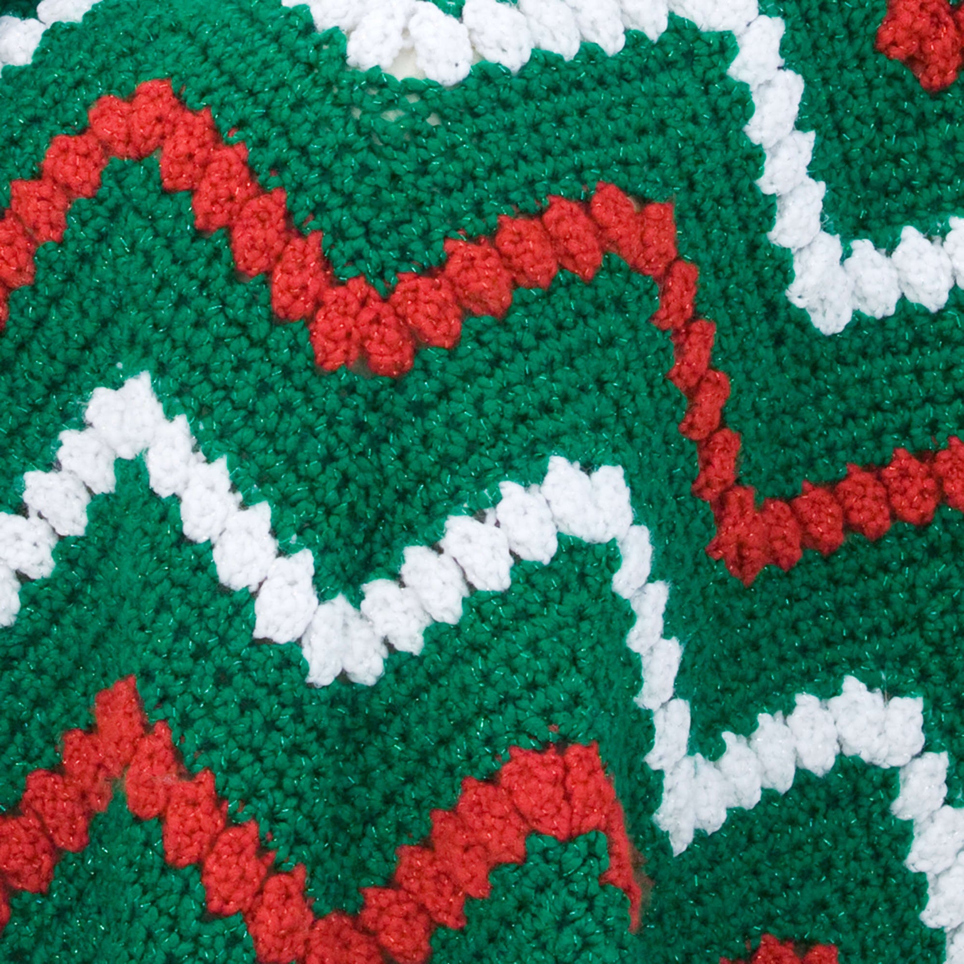 Free Red Heart Crochet Tis The Season Throw Pattern