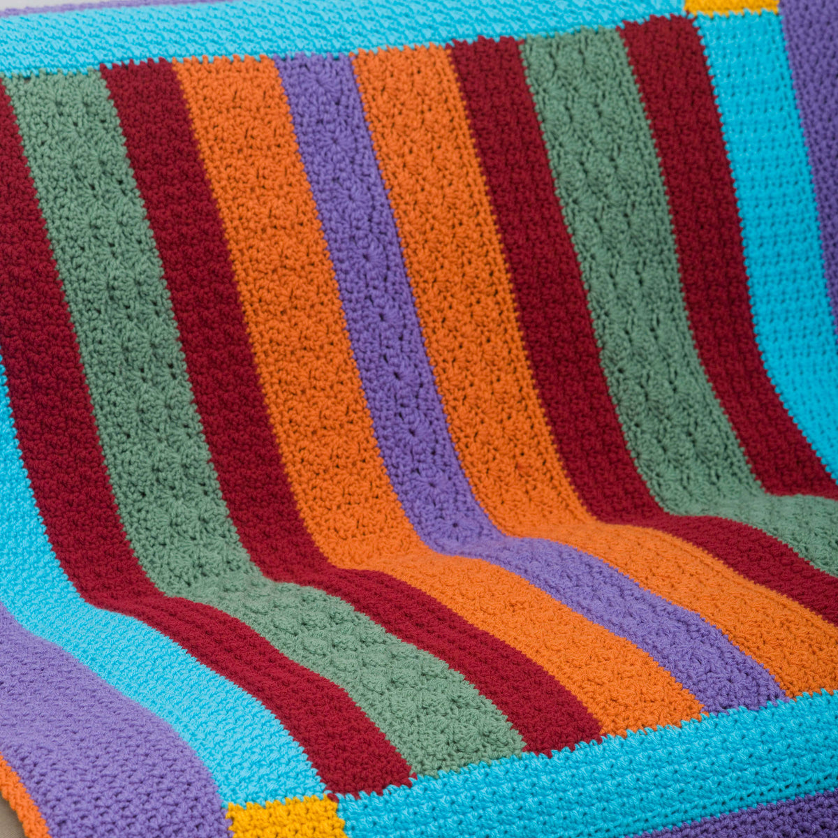 Crochet Throw made in Red Heart Super Saver Yarn