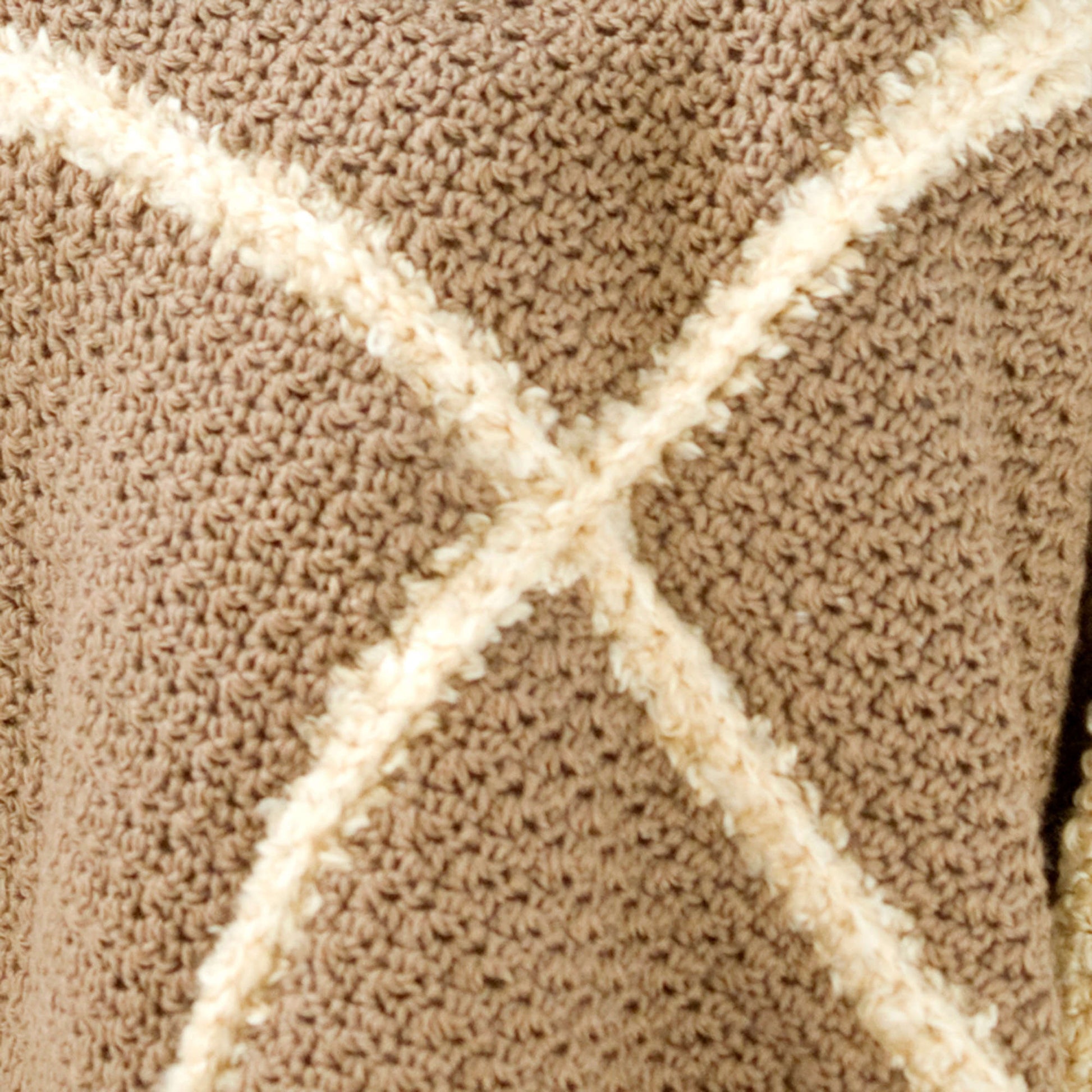 Free Red Heart Faux Shearling Throw Pattern