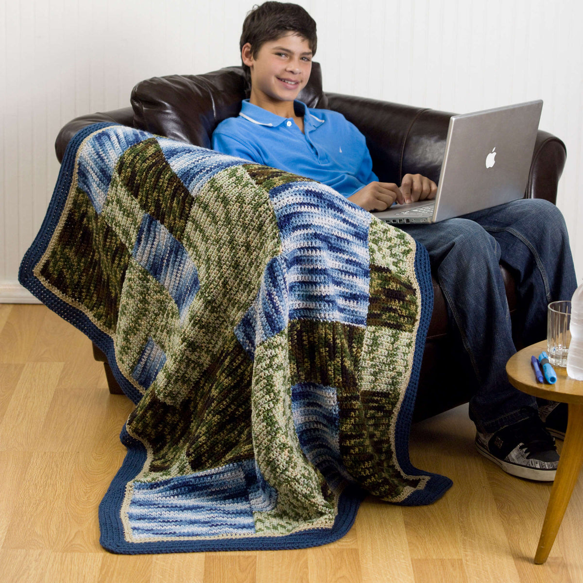 Crochet Throw made in Red Heart Super Saver Yarn