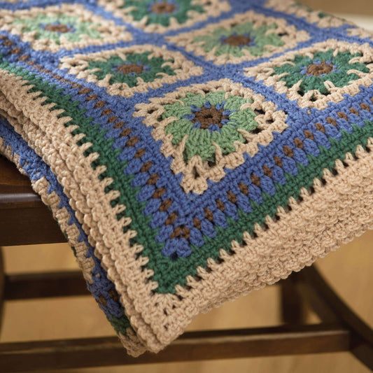 Crochet Throw made in Red Heart Super Saver Yarn