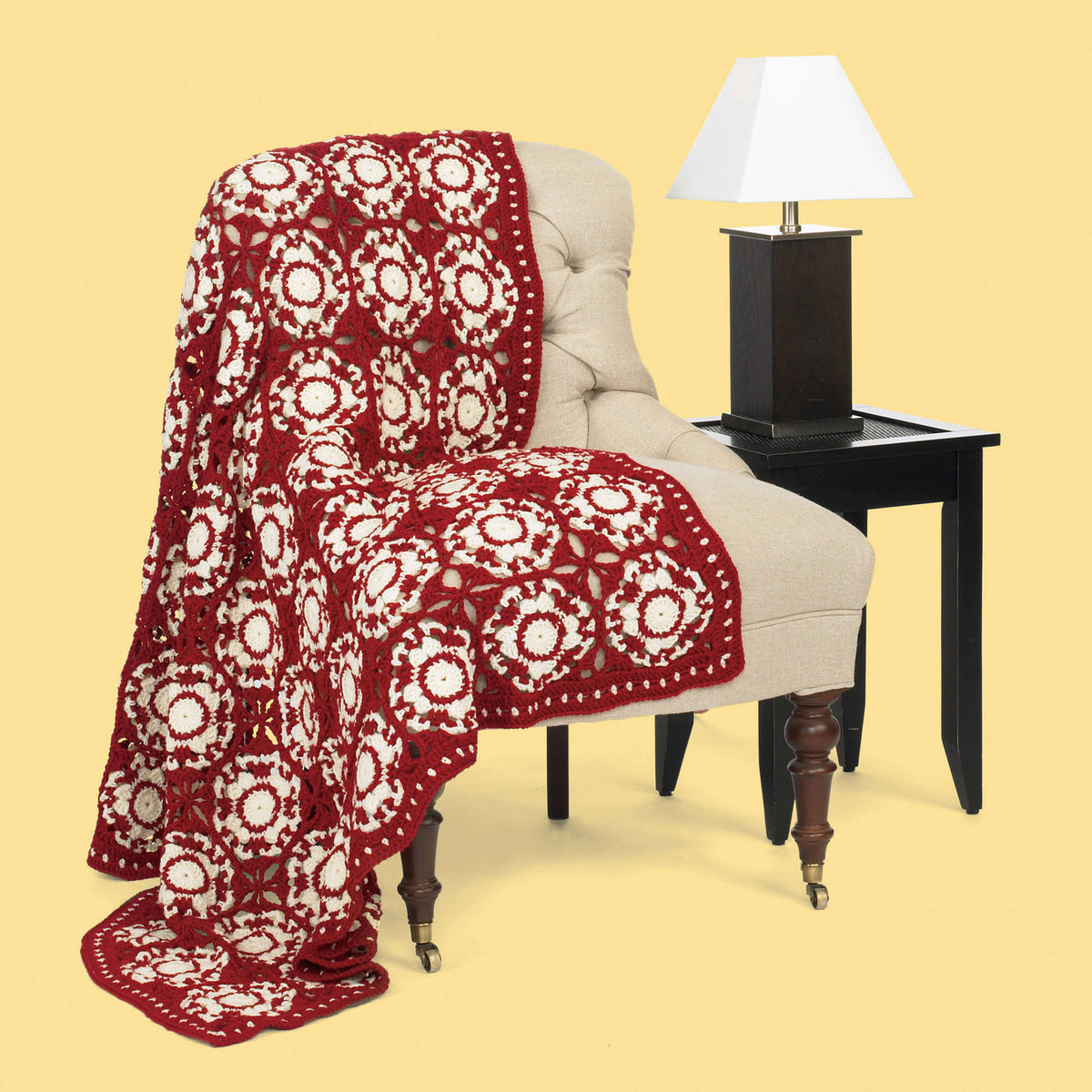 Crochet Afghan made in Red Heart Super Saver Yarn