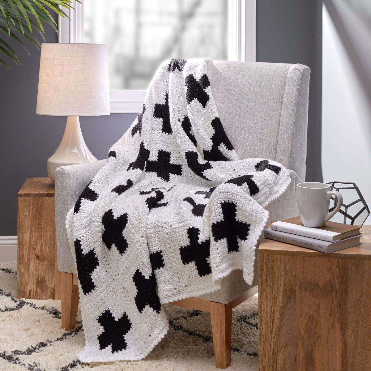 Crochet Throw made in Red Heart Soft Yarn