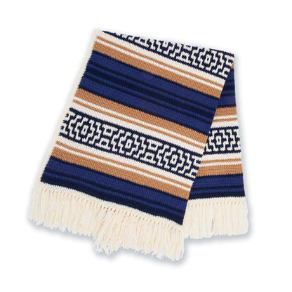 Red Heart Catch a Wave Crochet Blanket Crochet Blanket made in Red Heart Super Saver yarn