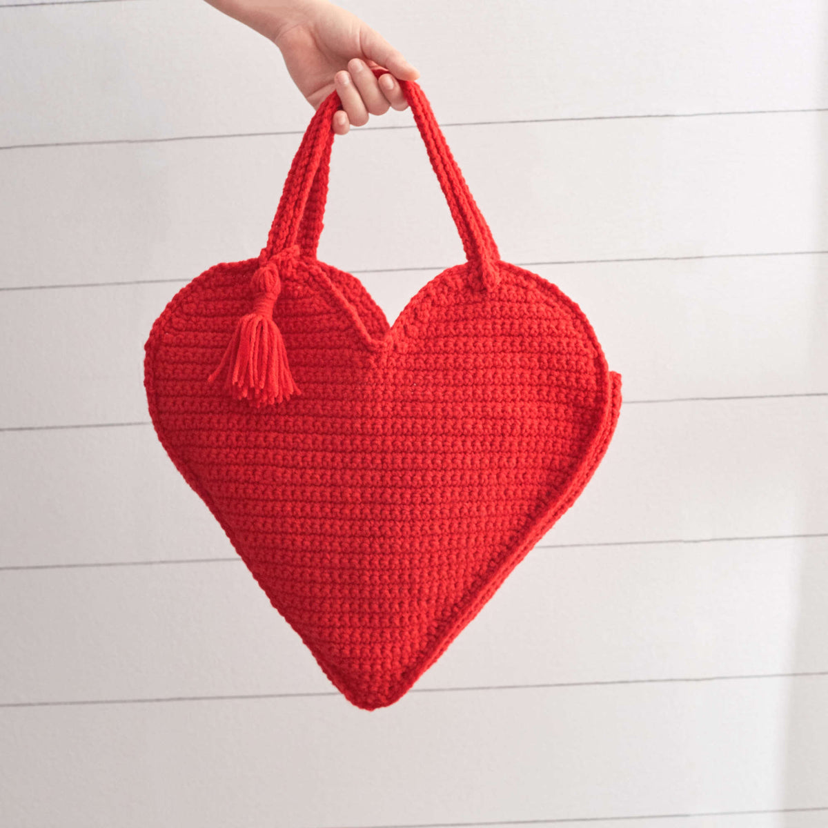 Crochet Bag made in Red Heart Super Saver Yarn