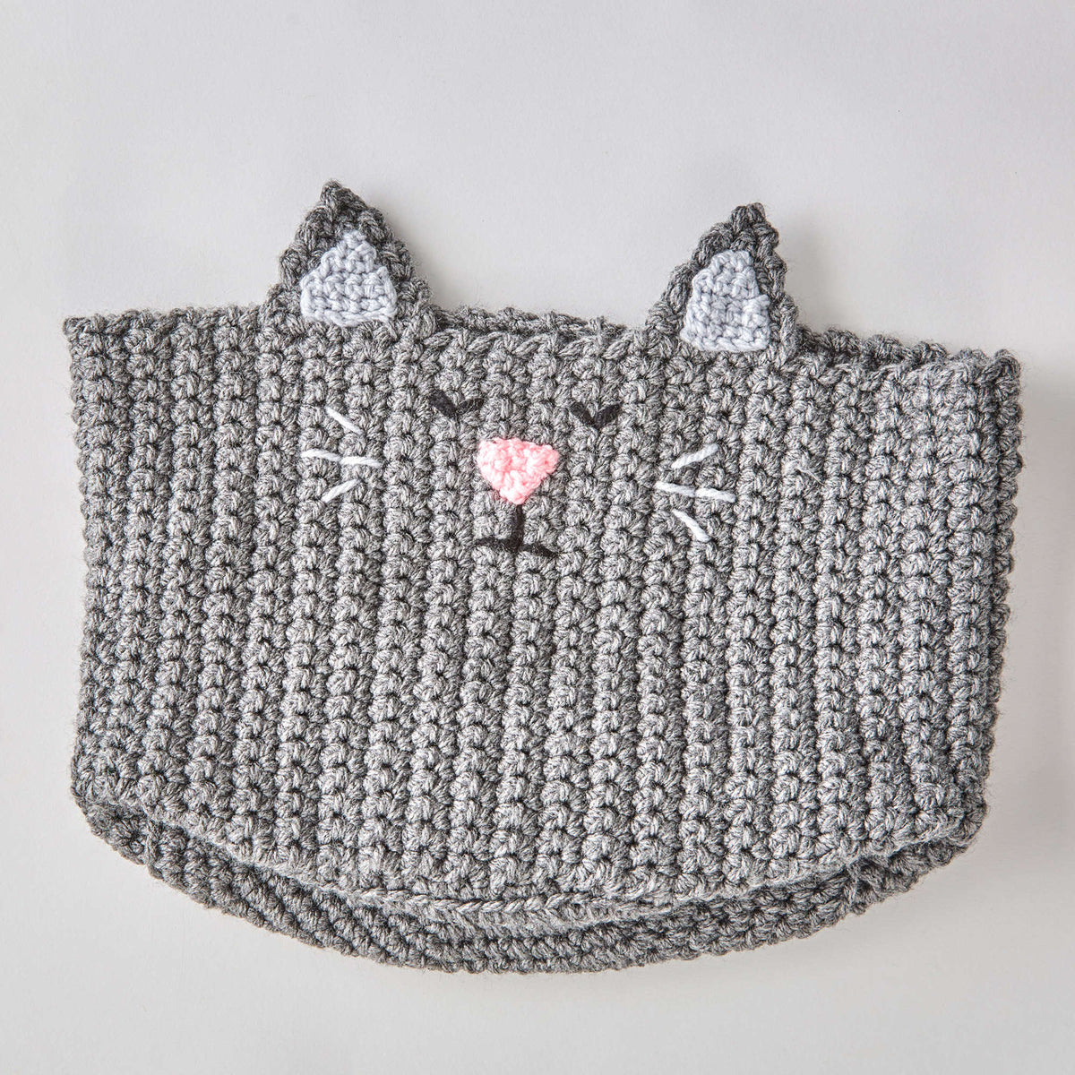 Crochet Basket made in Red Heart Super Saver Chunky Yarn