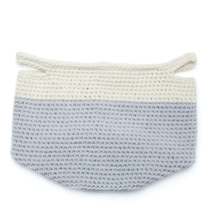 Red Heart Crochet Color-Block Storage Baskets Large