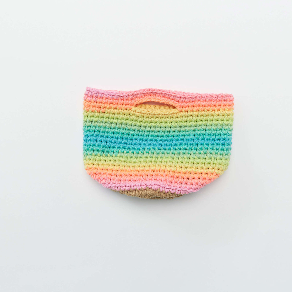 Crochet Basket made in Red Heart Super Saver Yarn