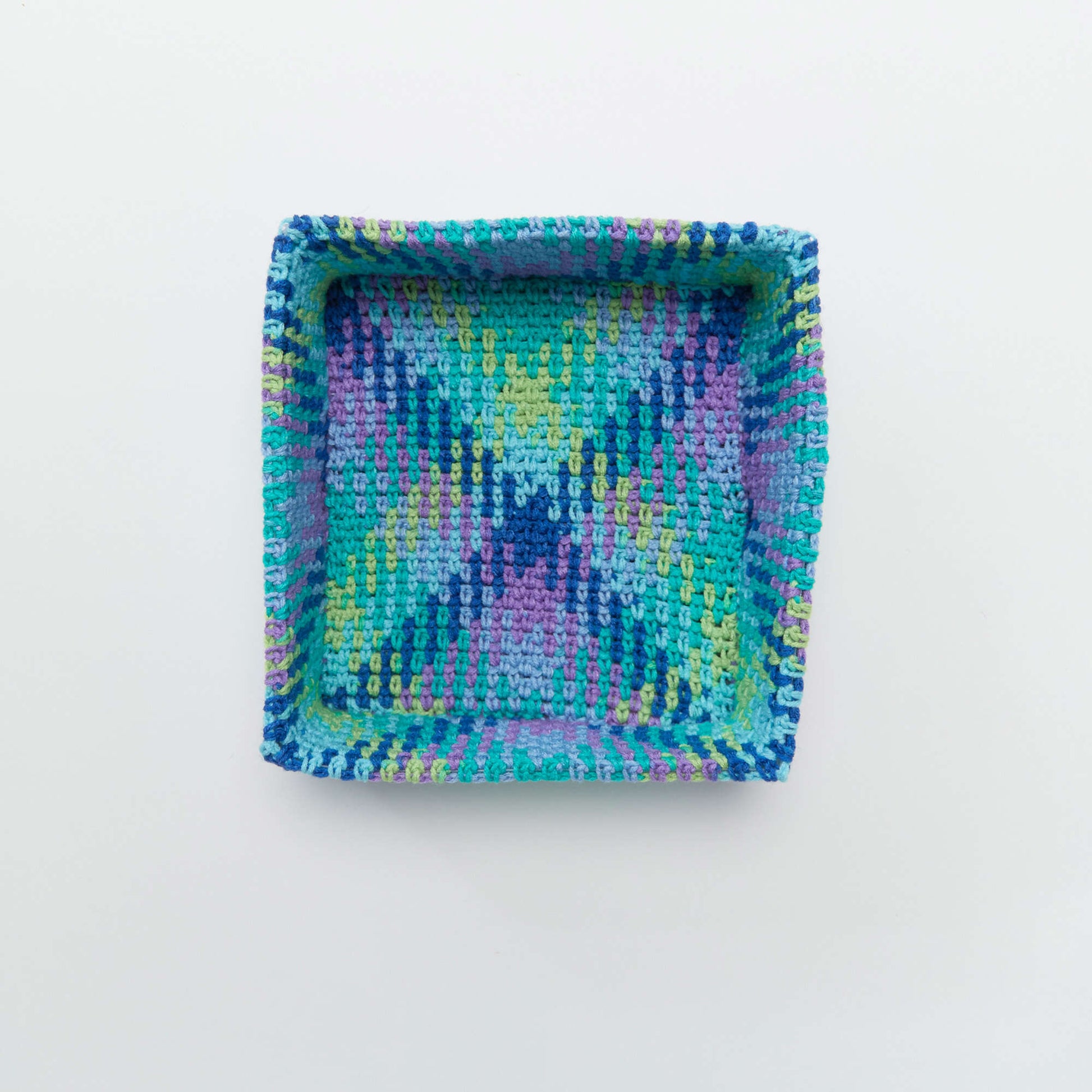 Free Easy Red Heart Planned Pooling Storage Box Crochet Pattern ...