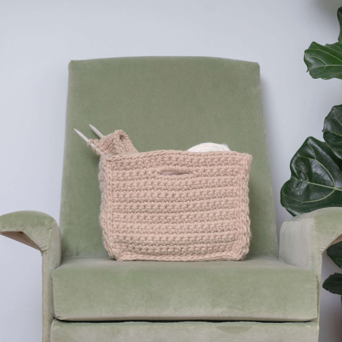 Crochet Basket made in Red Heart An Italian Story Ora Yarn