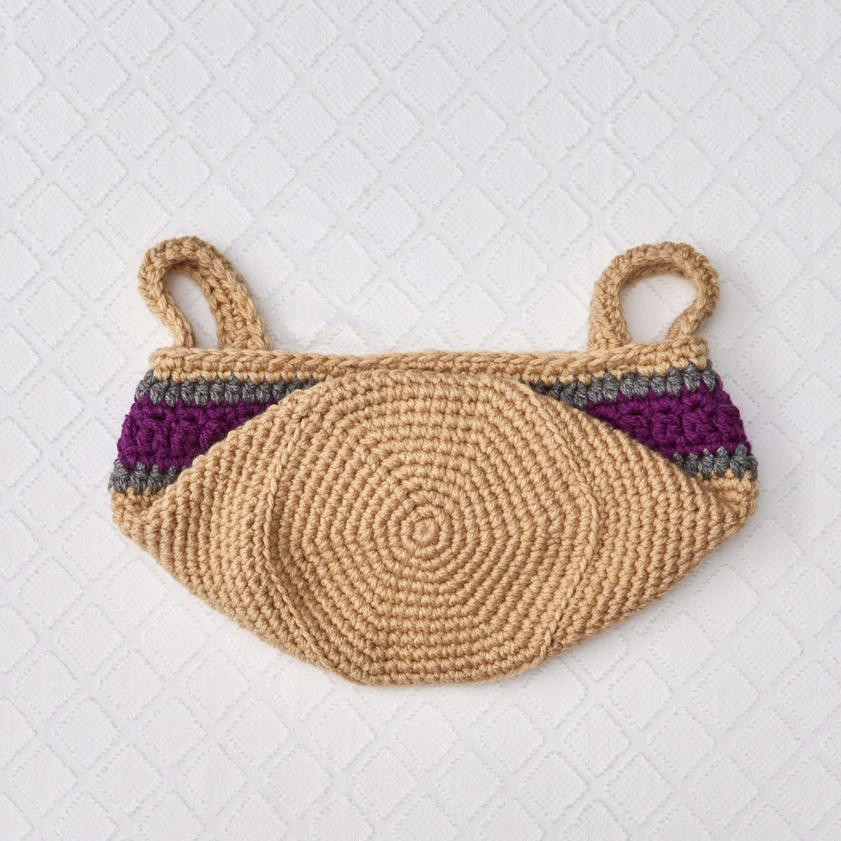 Crochet Basket made in Red Heart Super Saver Chunky Yarn