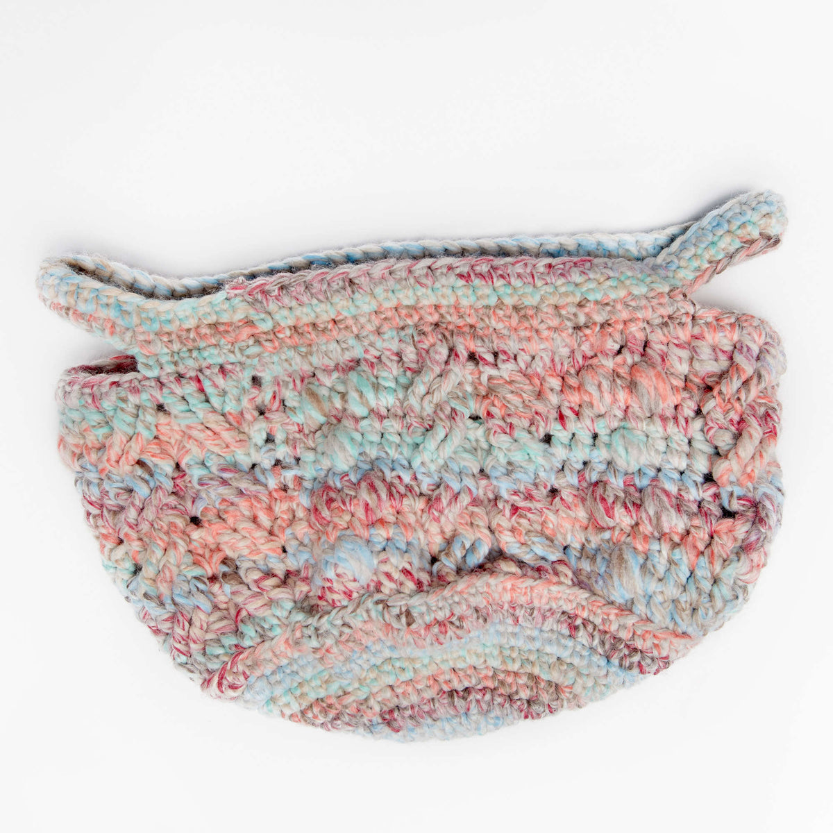 Crochet Basket made in Red Heart Collage Yarn