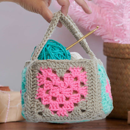 Red Heart Granny's Love Crochet Basket Single Size