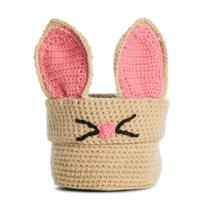 Red Heart Crochet Bunny Basket Red Heart Crochet Bunny Basket