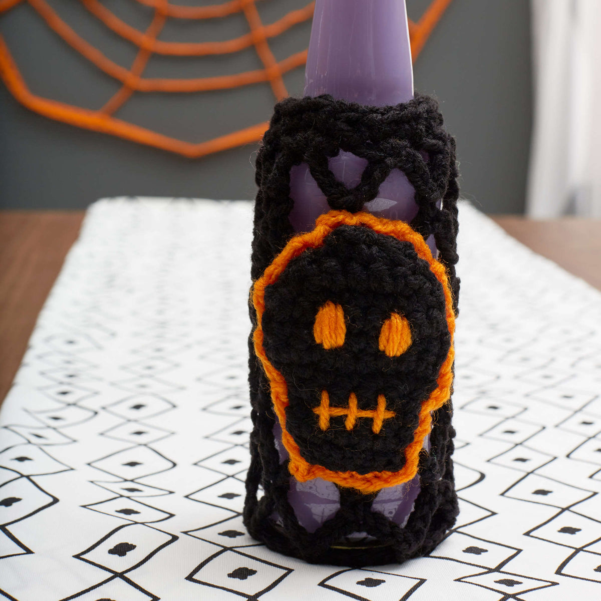 Crochet Cozy made in Red Heart Super Saver Yarn